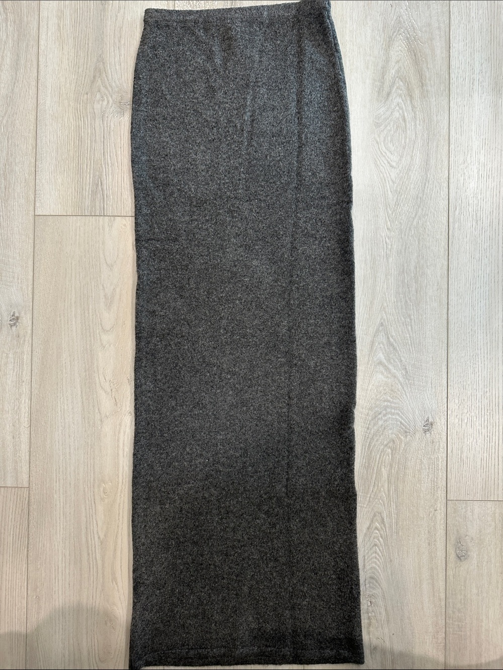 Meshki Elise knit, maxi skirt size extra small charcoal color NWT